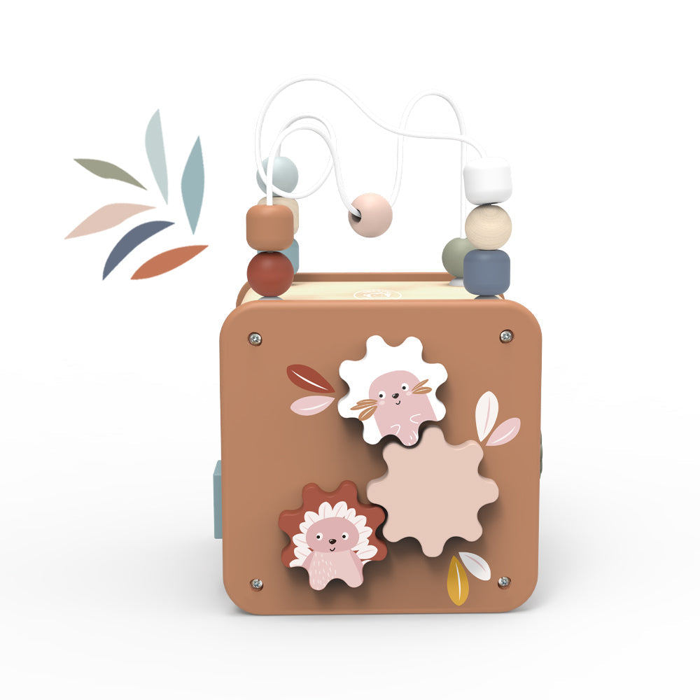 Speedy Monkey Wooden 5 in 1 Activity Cube