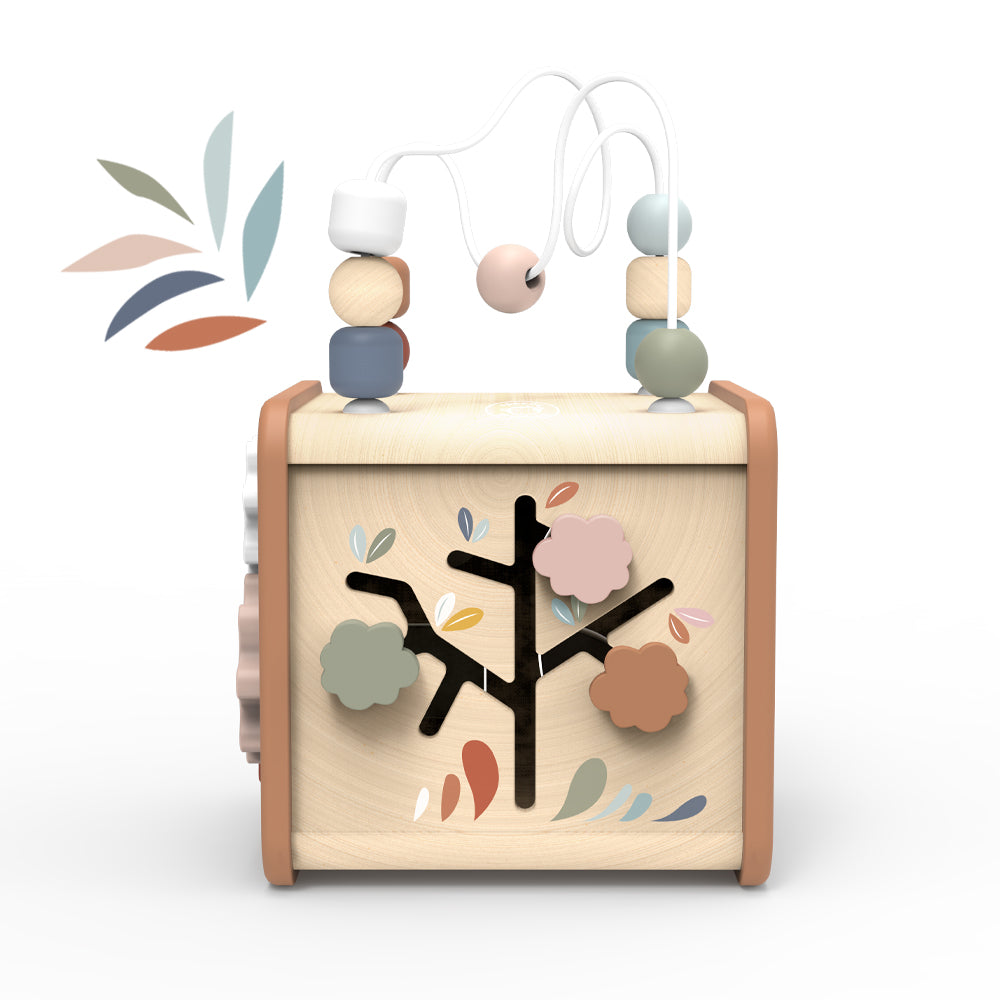 Speedy Monkey Wooden 5 in 1 Activity Cube