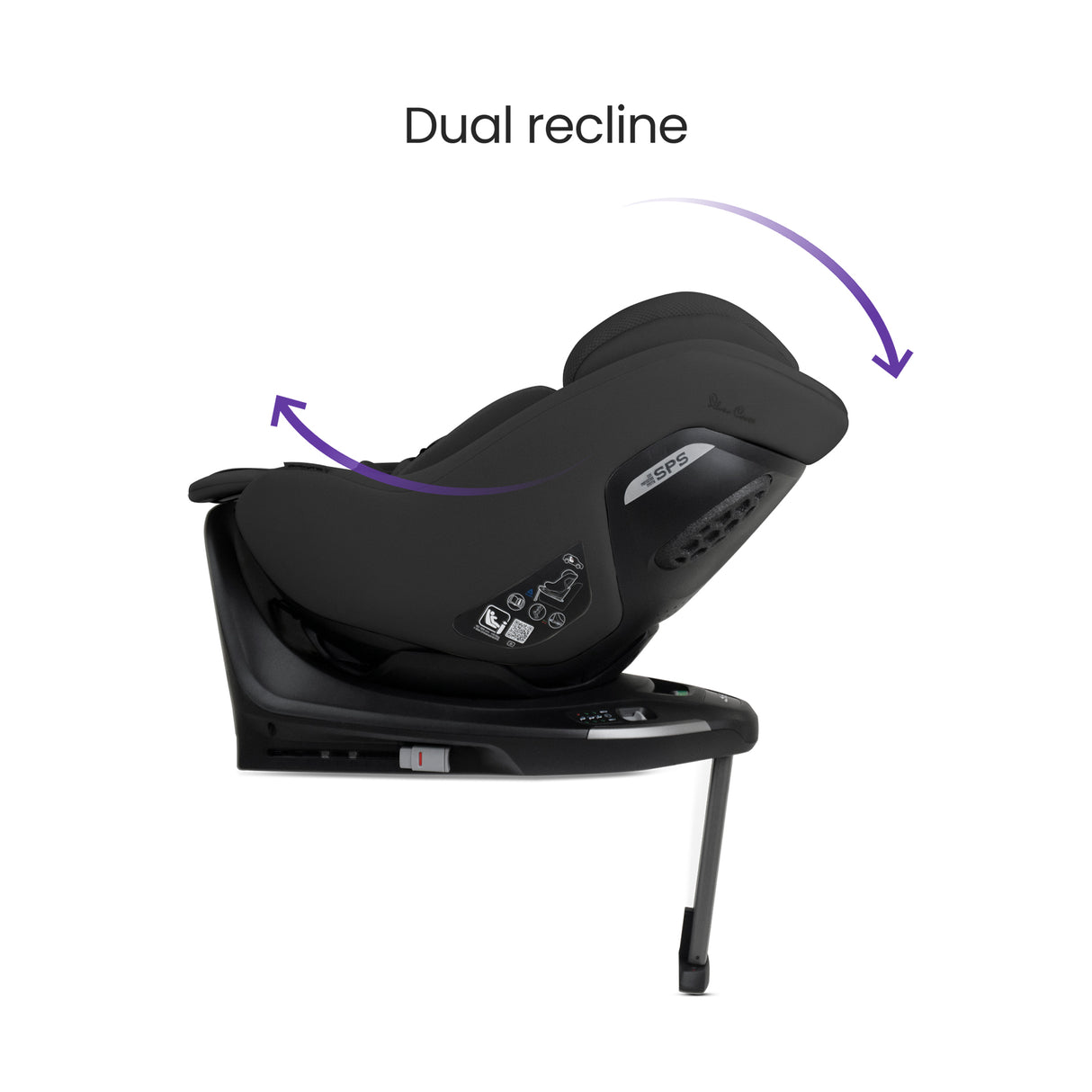 Silver Cross Approach Plus 360 Car Seat - Iconic Black