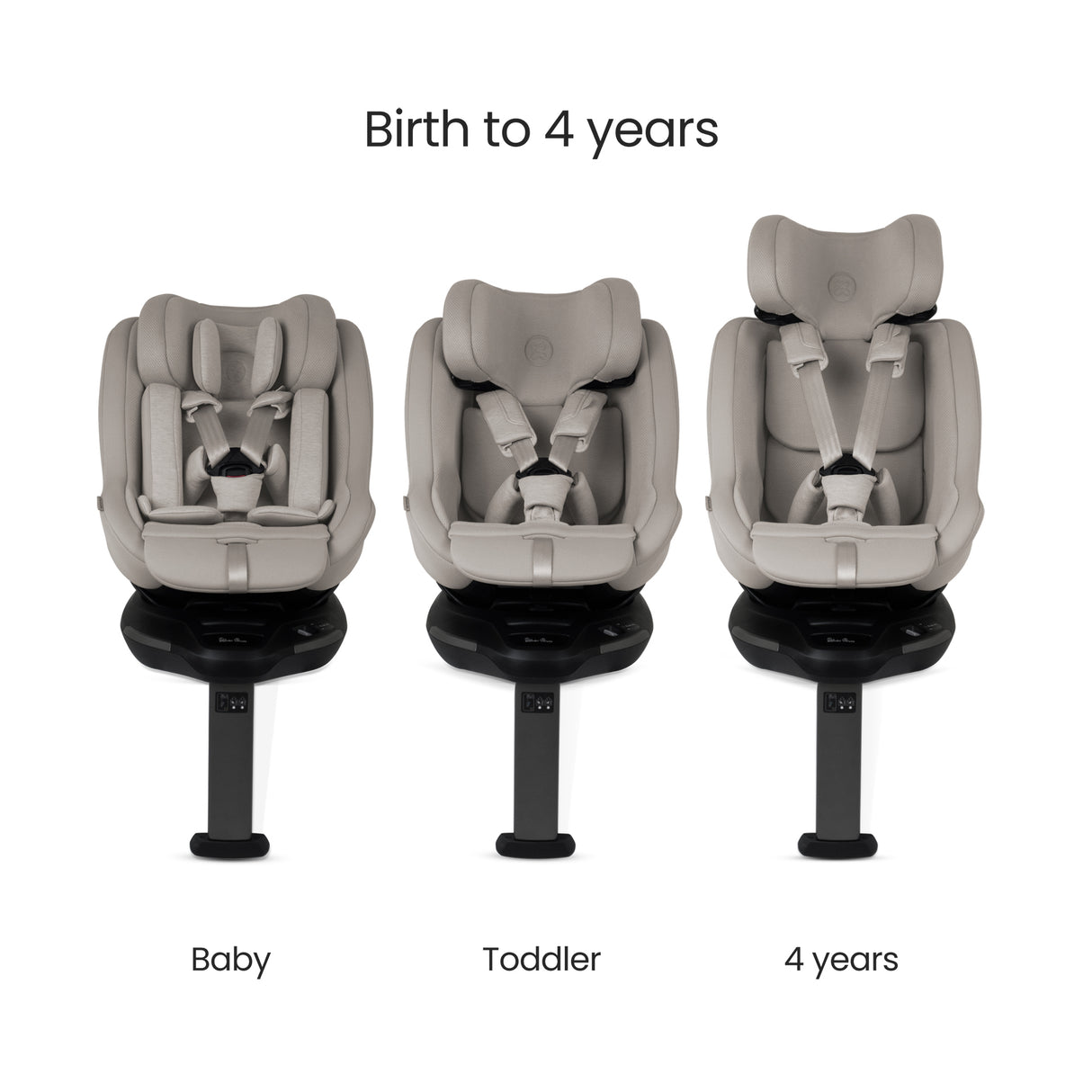 Silver Cross Approach Plus 360 Car Seat - Natural Taupe