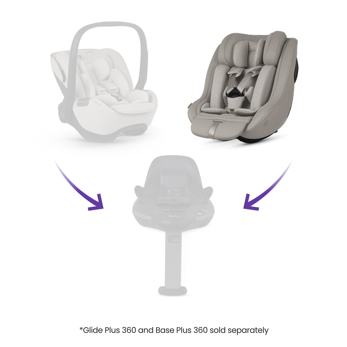 Silver Cross Approach Plus 360 Car Seat - Natural Taupe