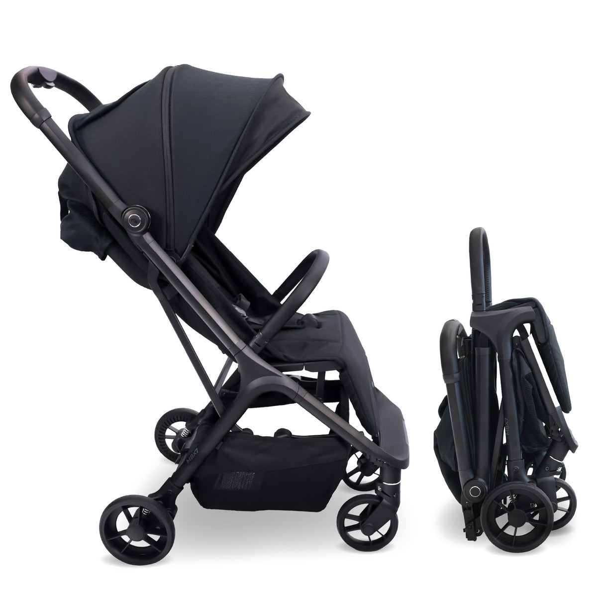 My Babiie MBX7 Compact Stroller - Black