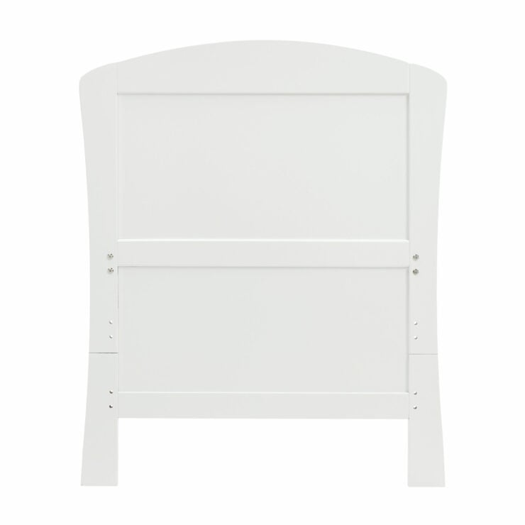 Babymore Aston 3 Piece Nursery Furniture Set with Cot Bed, Dresser & Wardrobe - White