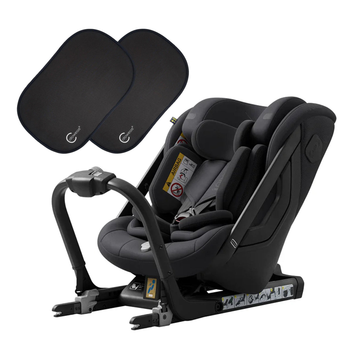 Axkid One+3 Car Seat - Coastal Storm Black
