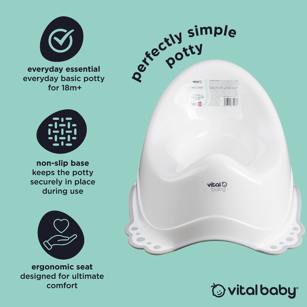 Vital Baby Perfectly Simple Children's Potty - White