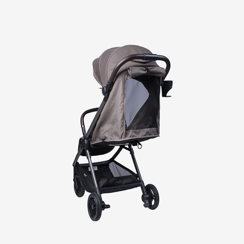 Bababing Auto Fold Compact Stroller - Mink
