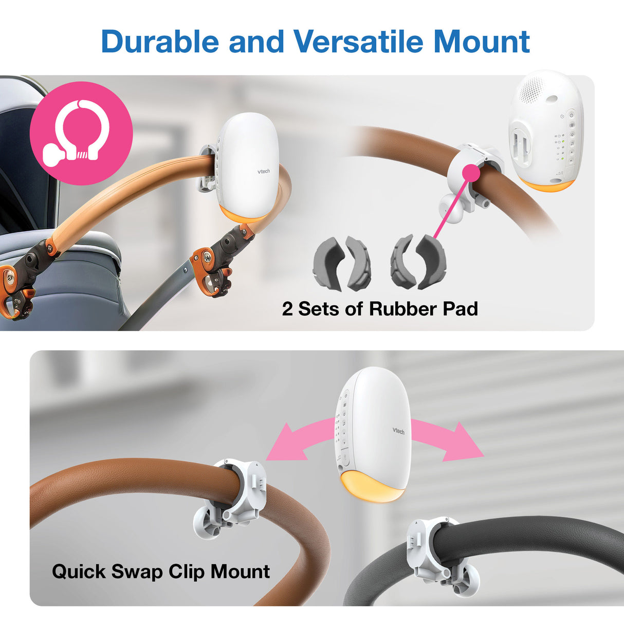 VTech BC8611 V-Hush Sound & Motion Rocker