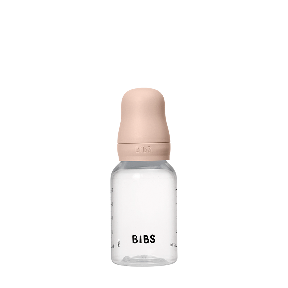 BIBS Slow Flow 150ml Latex Baby Bottle - Blush