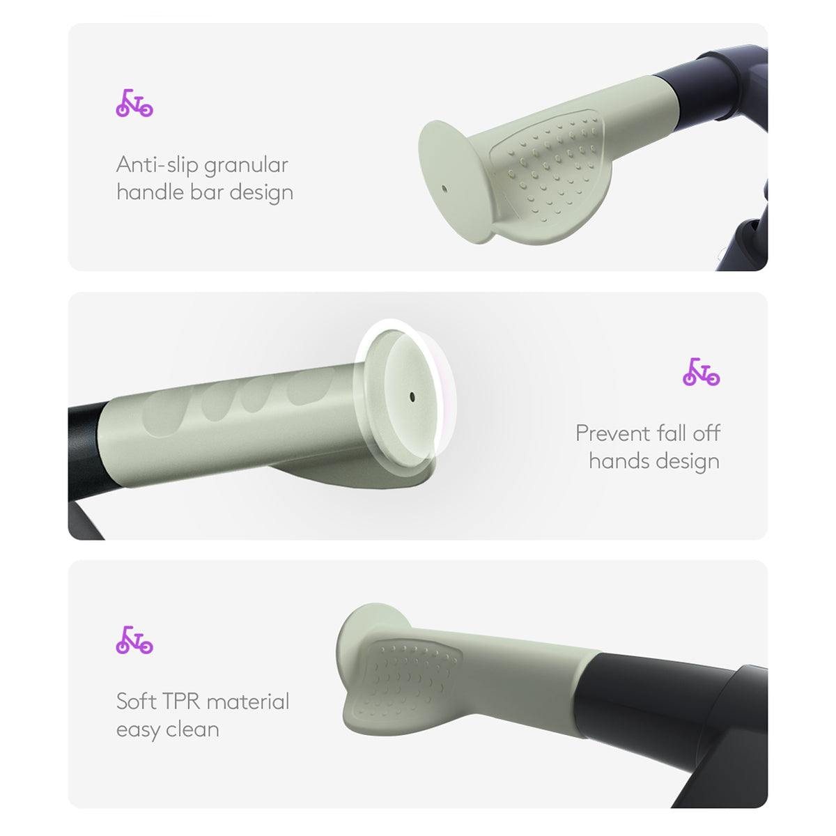 Be Fun Wheels Foldable Children's Balance Bike - Blossom Pink