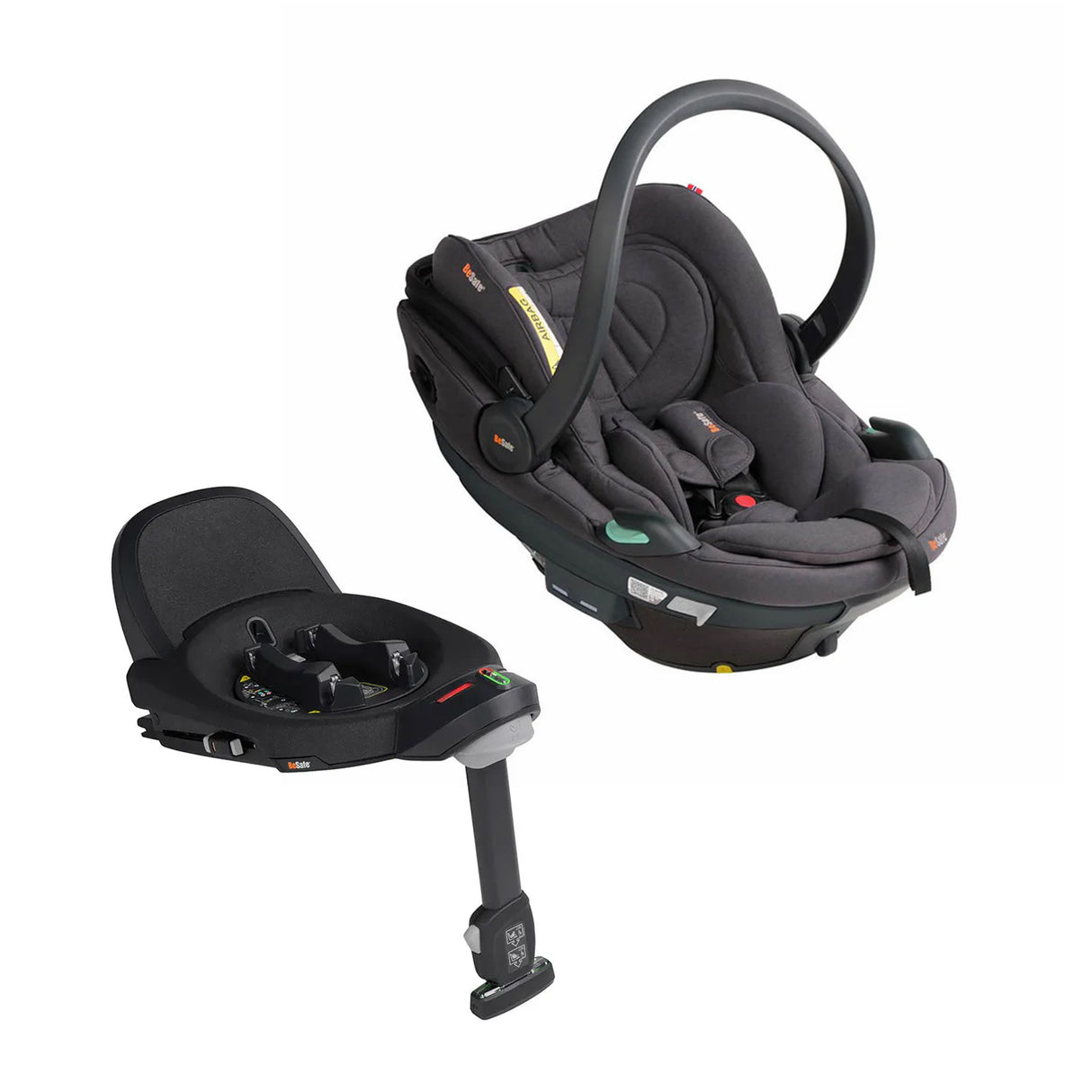 BeSafe Go Beyond 2 Infant Car Seat - Dark Grey Melange