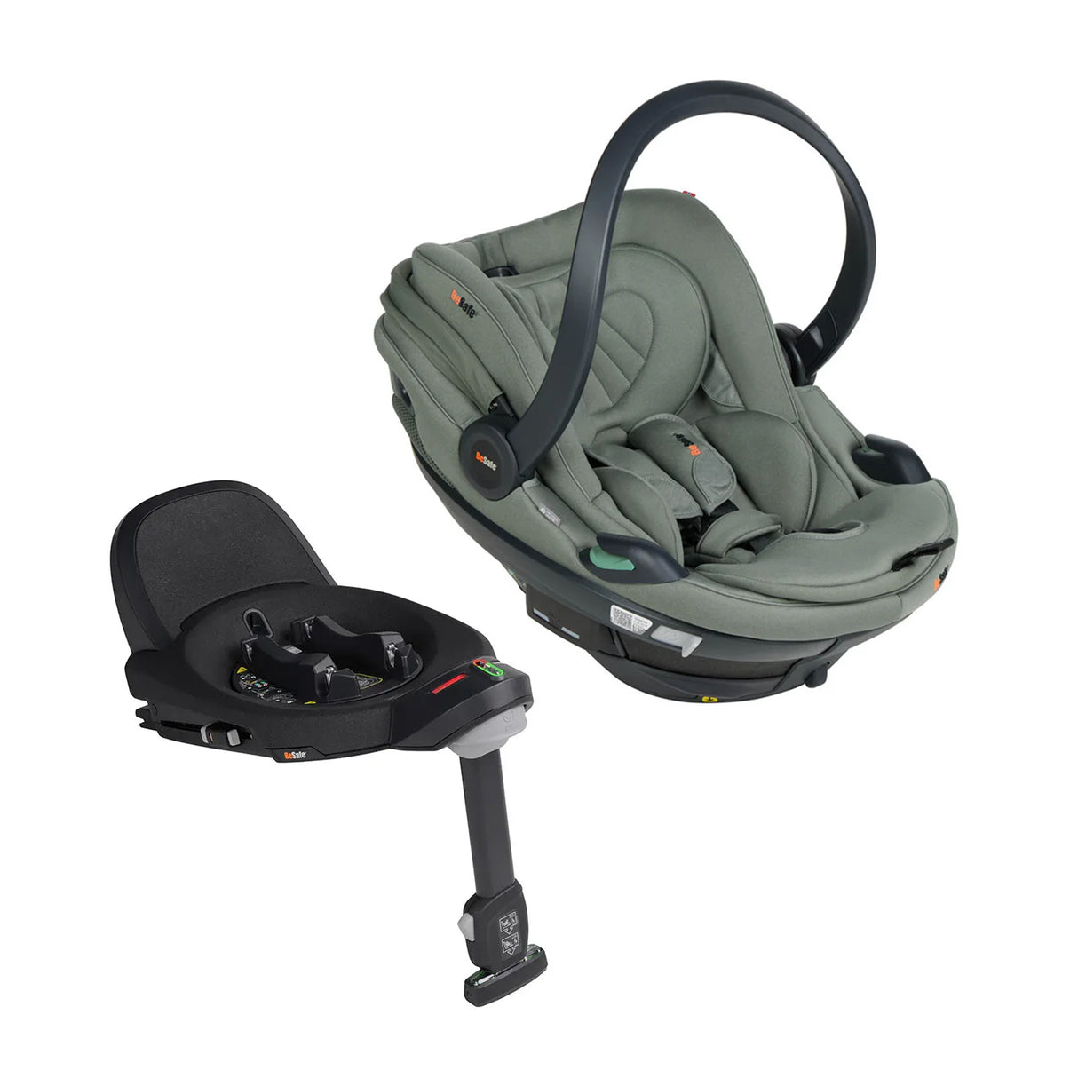 BeSafe Go Beyond 2 Infant Car Seat - Meadow Green Soft Breeze