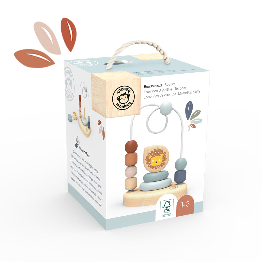 Speedy Monkey Lion Bead Maze