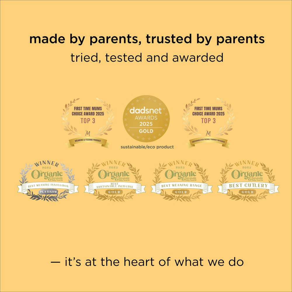 Vital Baby Big Kid Children's Cutlery Set - 3 Pack