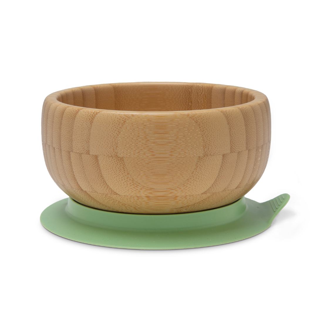 Bamboo Panda Weaning Set with Spoon, Bib & Bowl