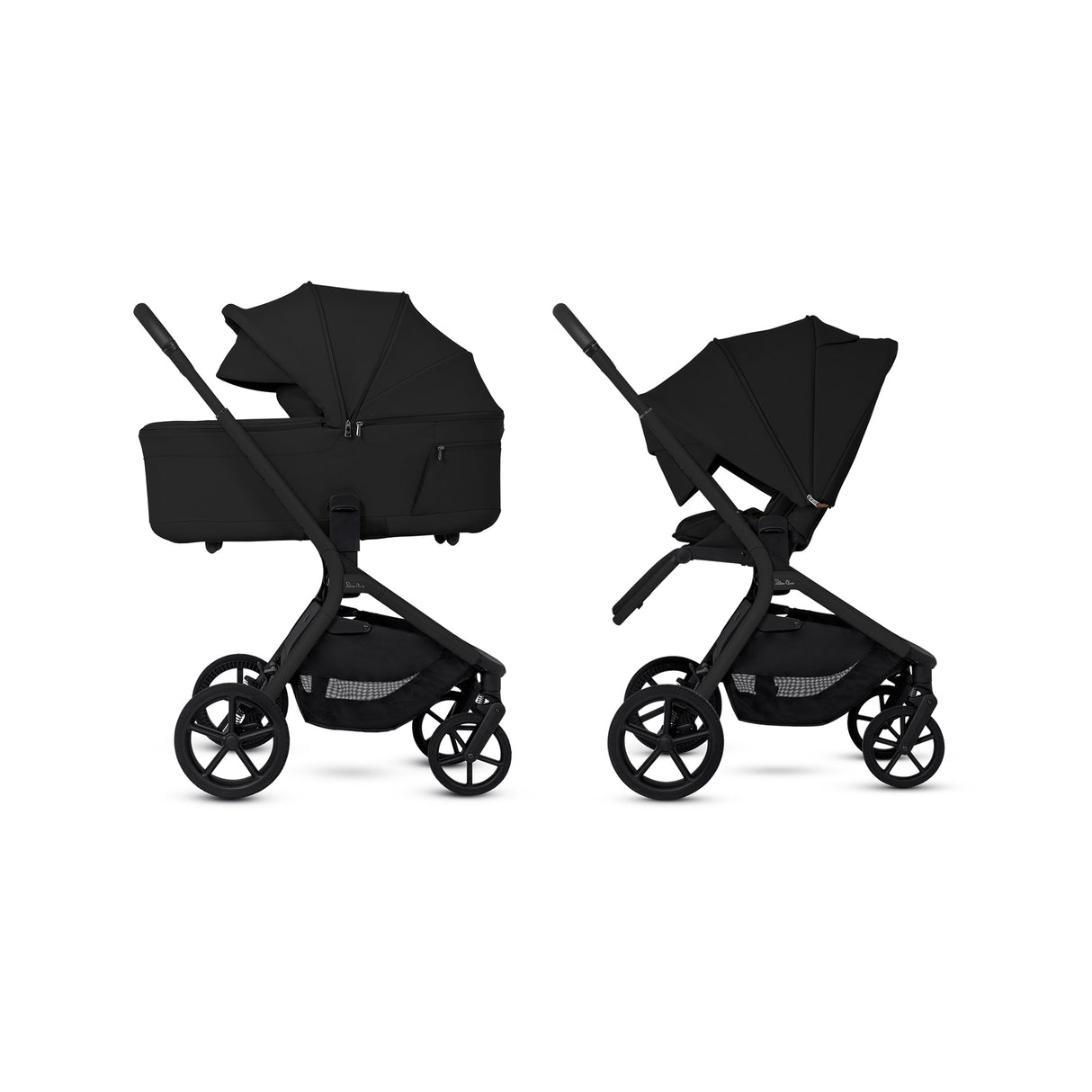 Silver Cross Breez Ultimate Travel System with Glide Plus 360 and ISOFIX Base - Onyx