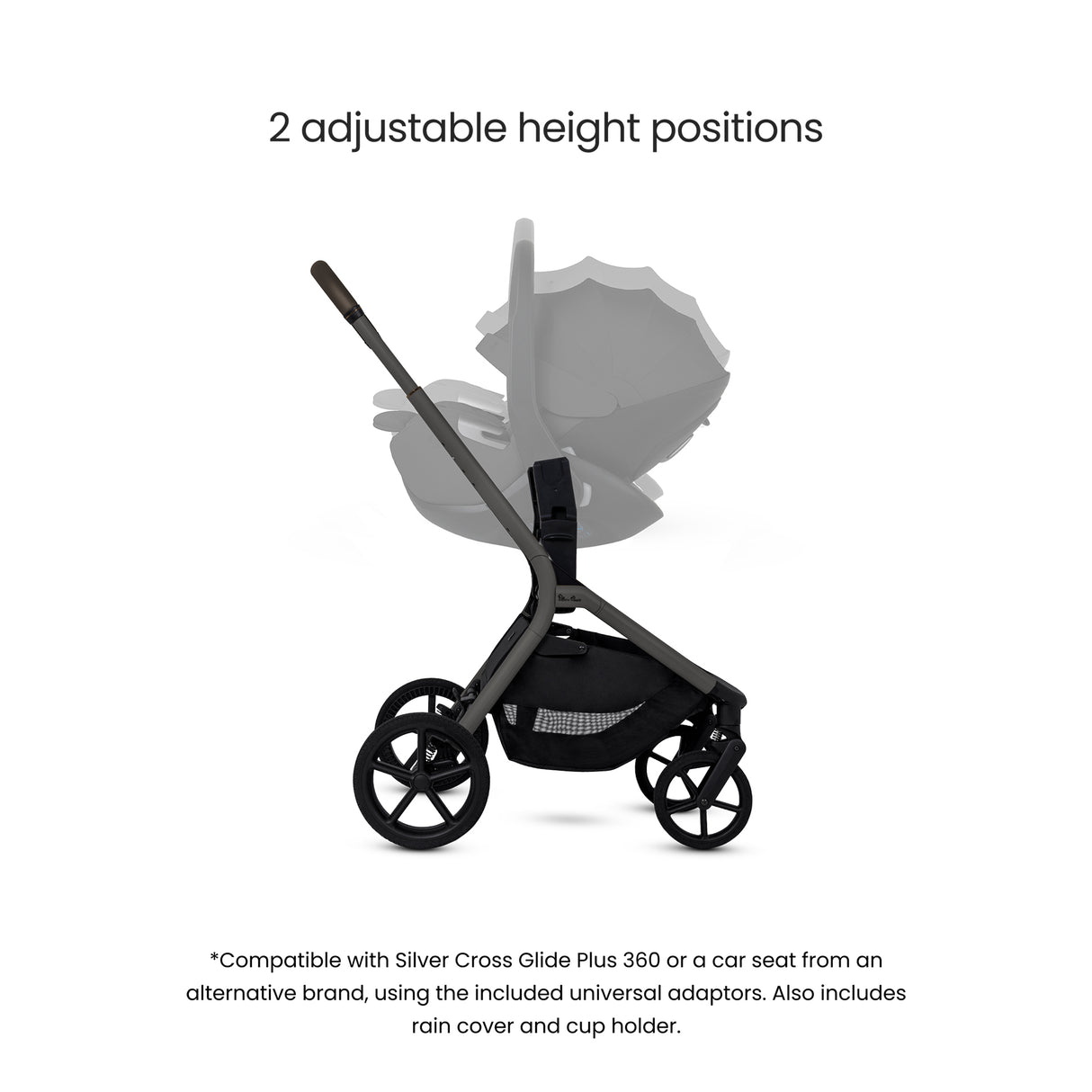Silver Cross Breez Pushchair - Pewter