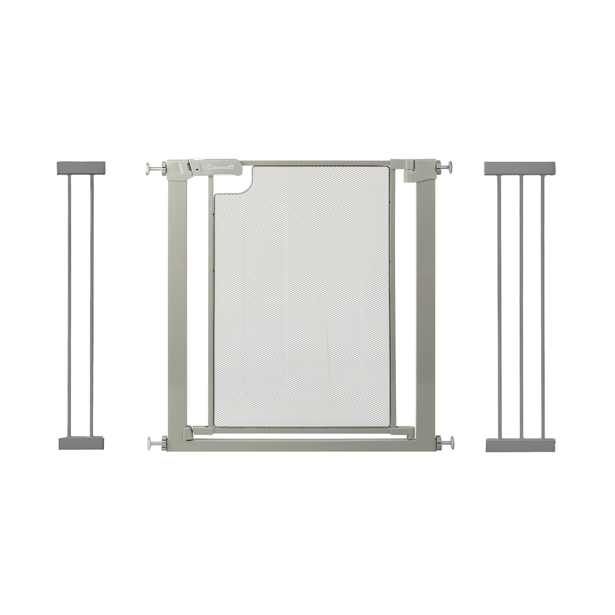 Callowesse Metal Mesh Baby Stair Gate - Ash Grey