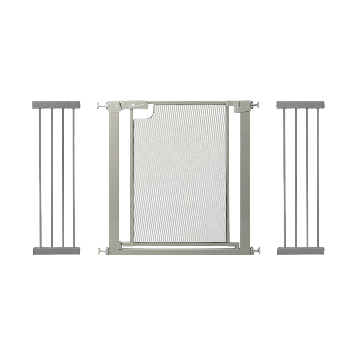 Callowesse Metal Mesh Baby Stair Gate - Ash Grey