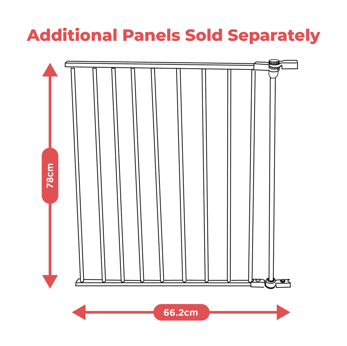 Callowesse XL Extendable Hexagonal Playpen, Fireguard and Room Divider - White