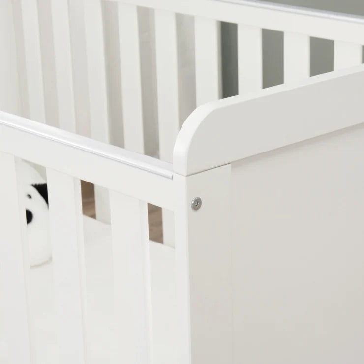 Babymore Caro Urban Cot Bed - White