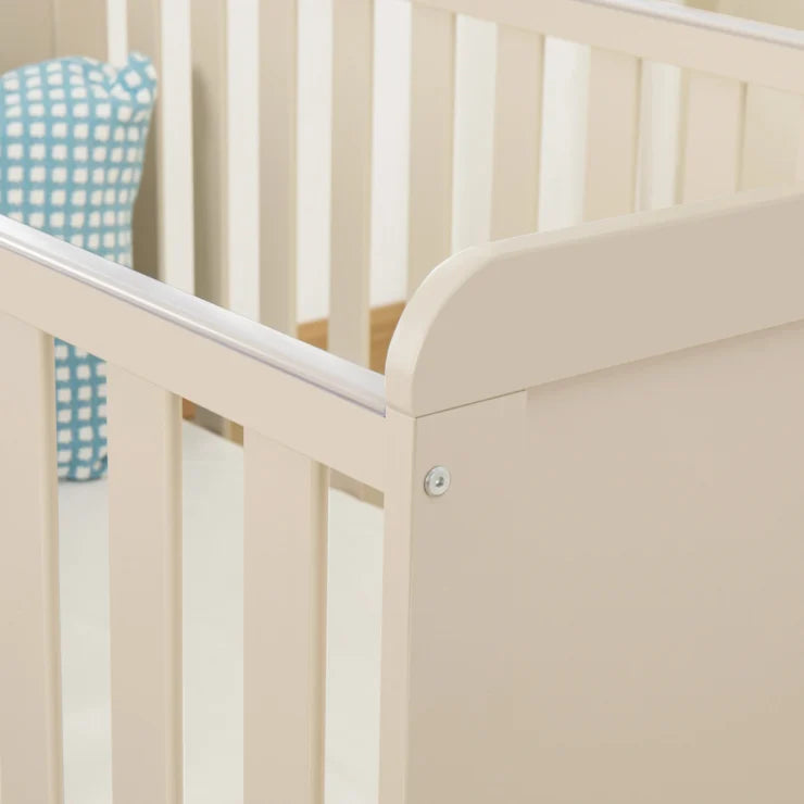 Babymore Caro Urban Mini Cot Bed - Cashmere