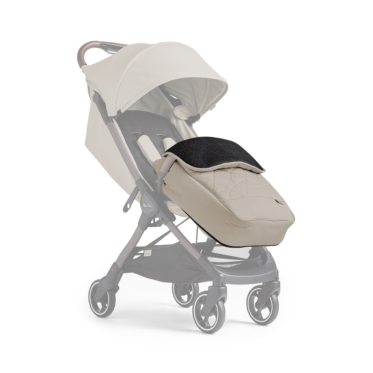 Silver Cross Clic 2 Footmuff - Latte