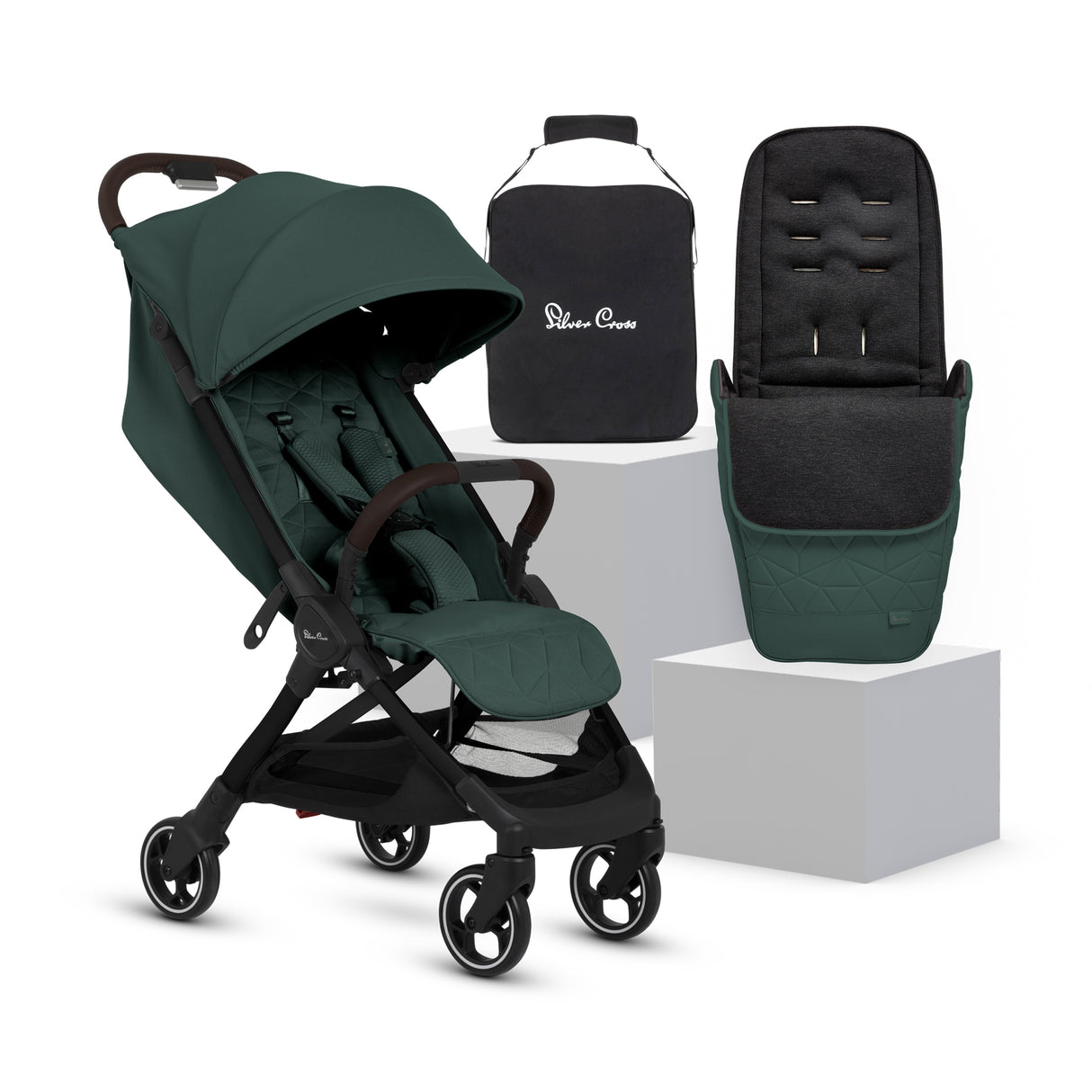 Silver Cross Clic 2 Stroller - Conifer