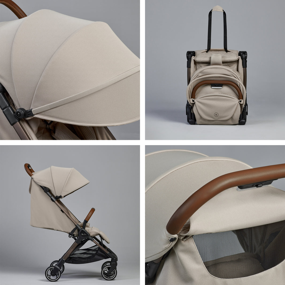 Silver Cross Clic 2 Stroller - Latte