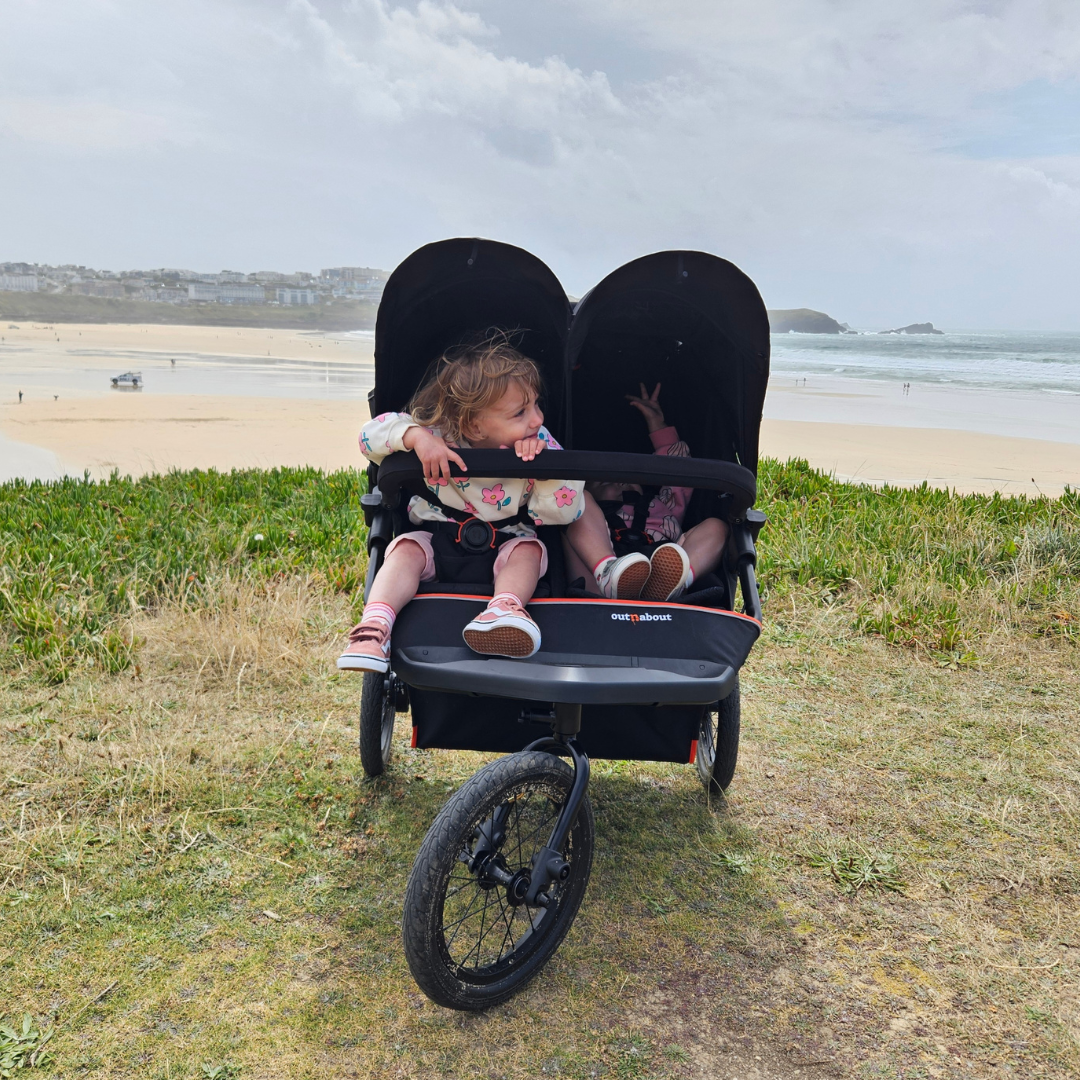 Out n About Nipper V6 Plus Double Pushchair - Summit Black