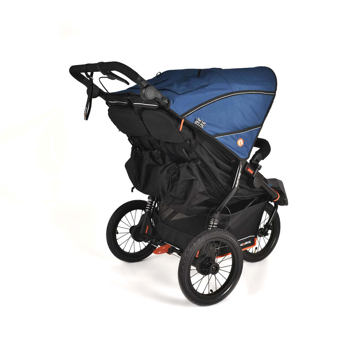 Out n About Nipper V6 Plus Double Pushchair - Highland Blue