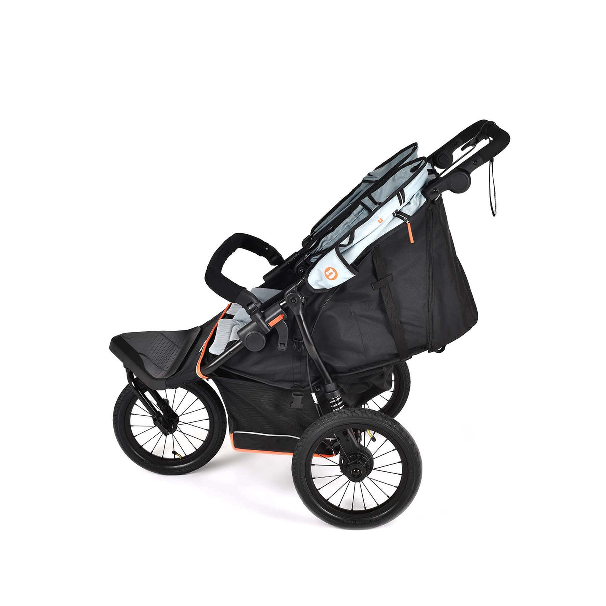 Out n About Nipper V6 Plus Double Pushchair - Rocksalt Grey