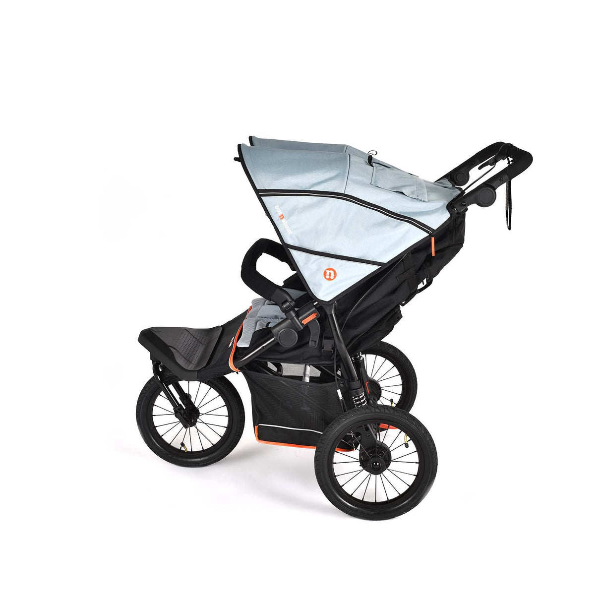 Out n About Nipper V6 Plus Double Pushchair - Rocksalt Grey
