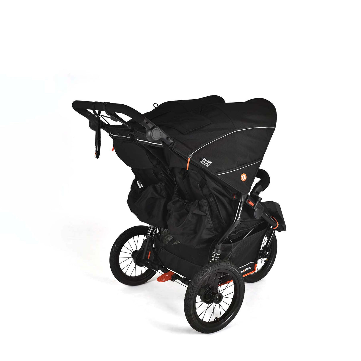 Out n About Nipper V6 Plus Double Pushchair - Summit Black