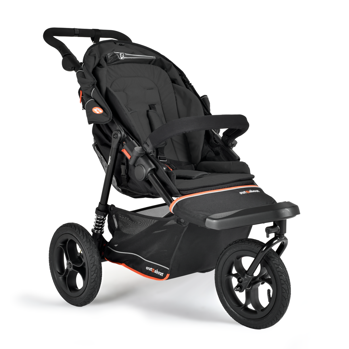 Out n About Nipper V6 Single Pushchair - Summit Black