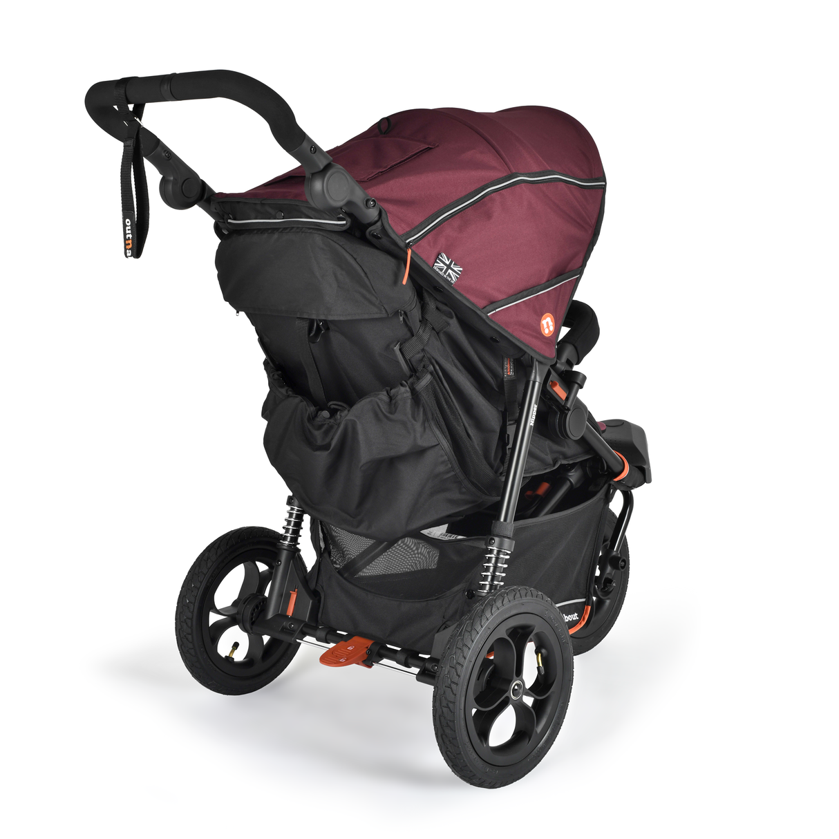 Out n About Nipper V6 Single Pushchair - Brambleberry Red