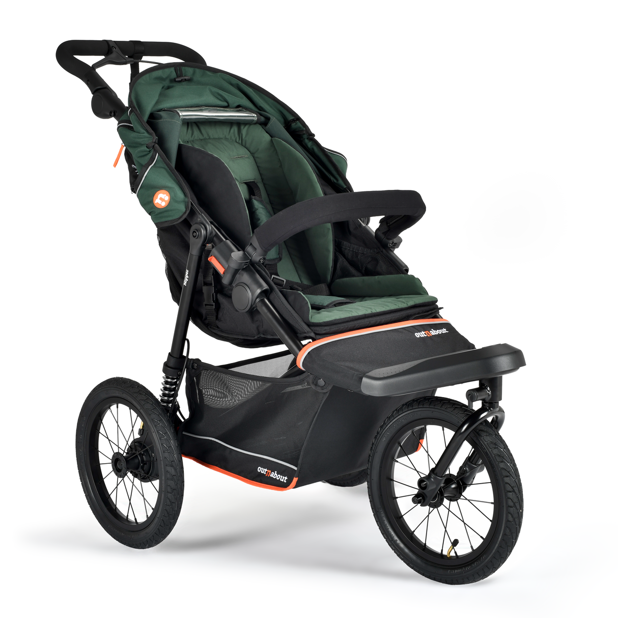 Out n About Nipper V6 Plus Single Pushchair - Sycamore Green