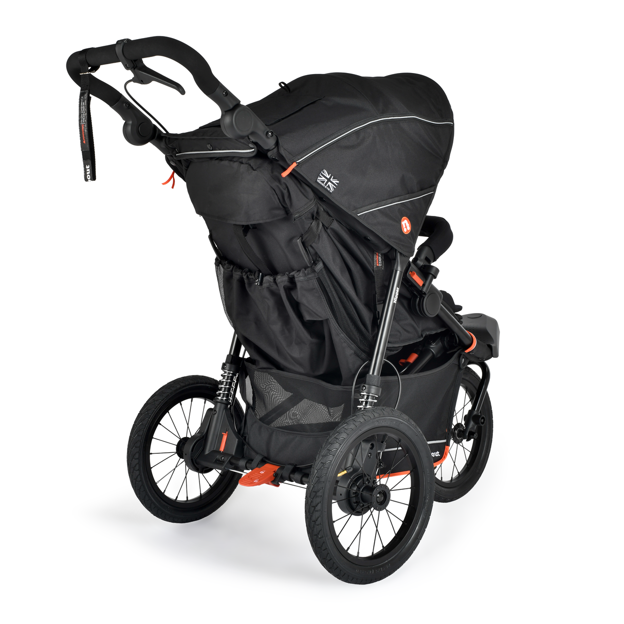 Out n About Nipper V6 Plus Single Pushchair - Summit Black