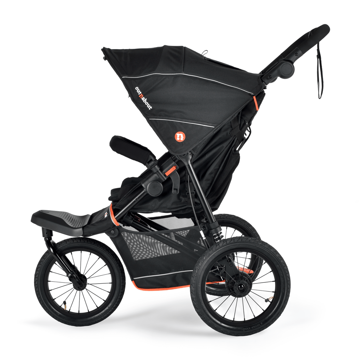 Out n About Nipper V6 Plus Single Pushchair - Summit Black