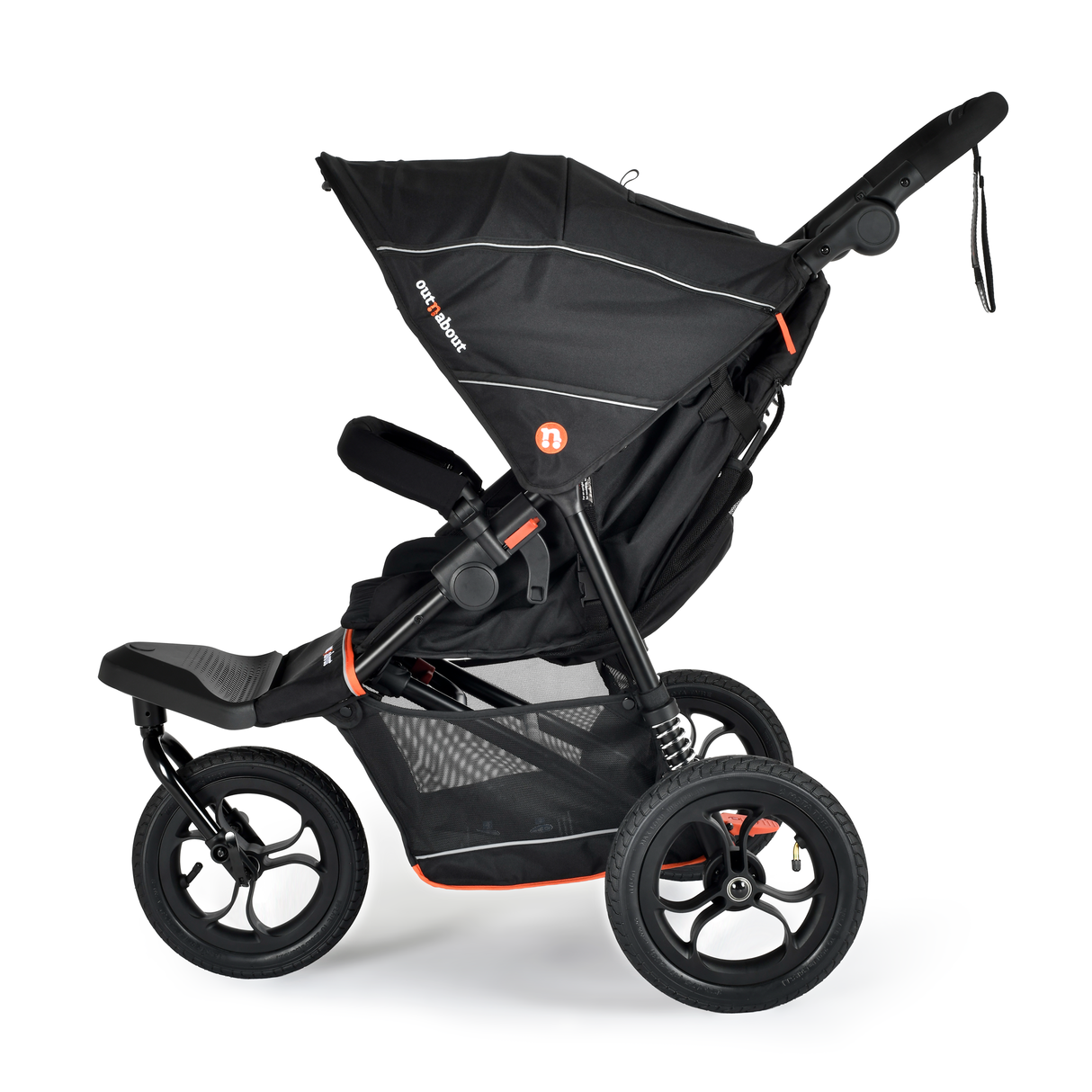 Out n About Nipper V6 Single Pushchair - Summit Black