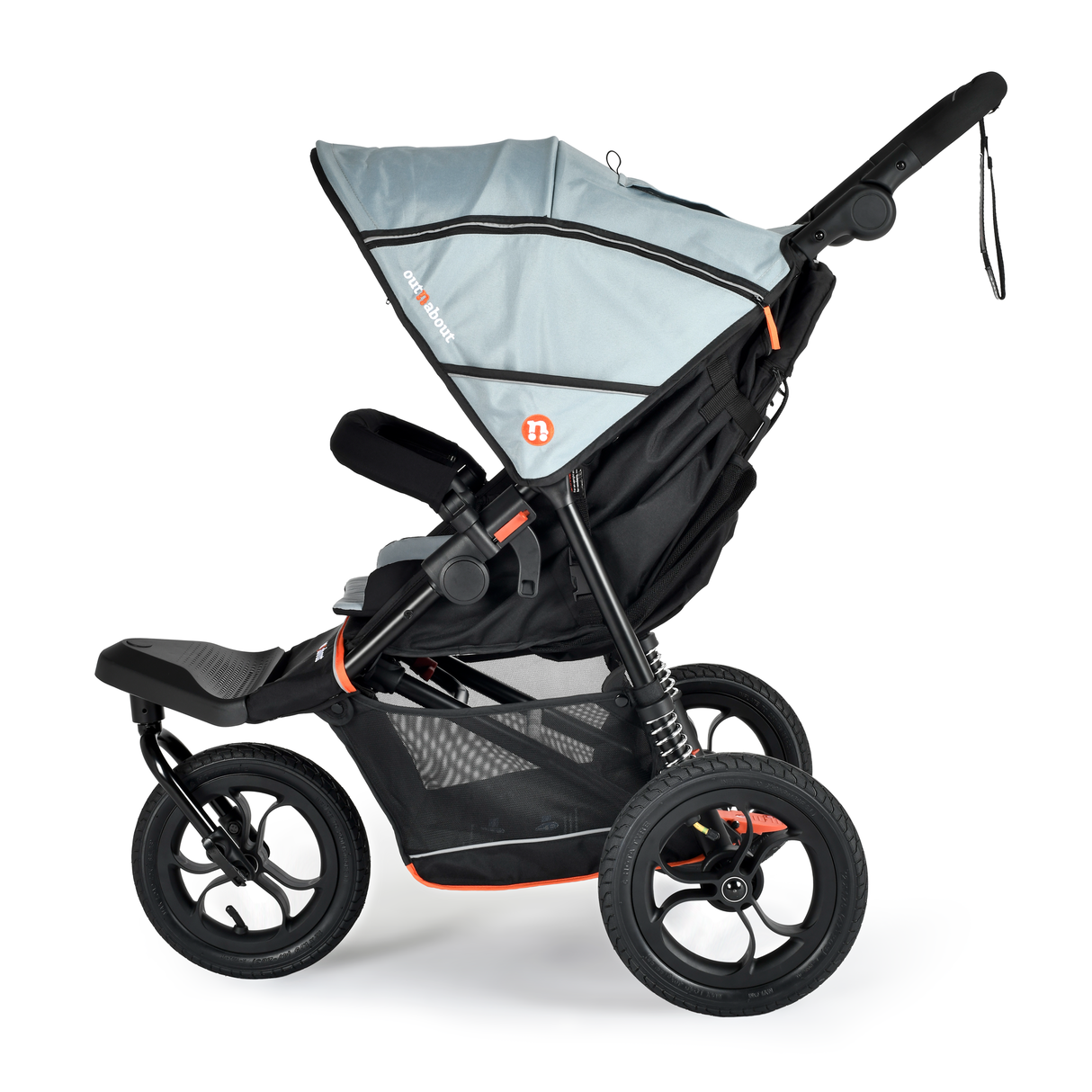 Out n About Nipper V6 Single Pushchair - Rocksalt Grey