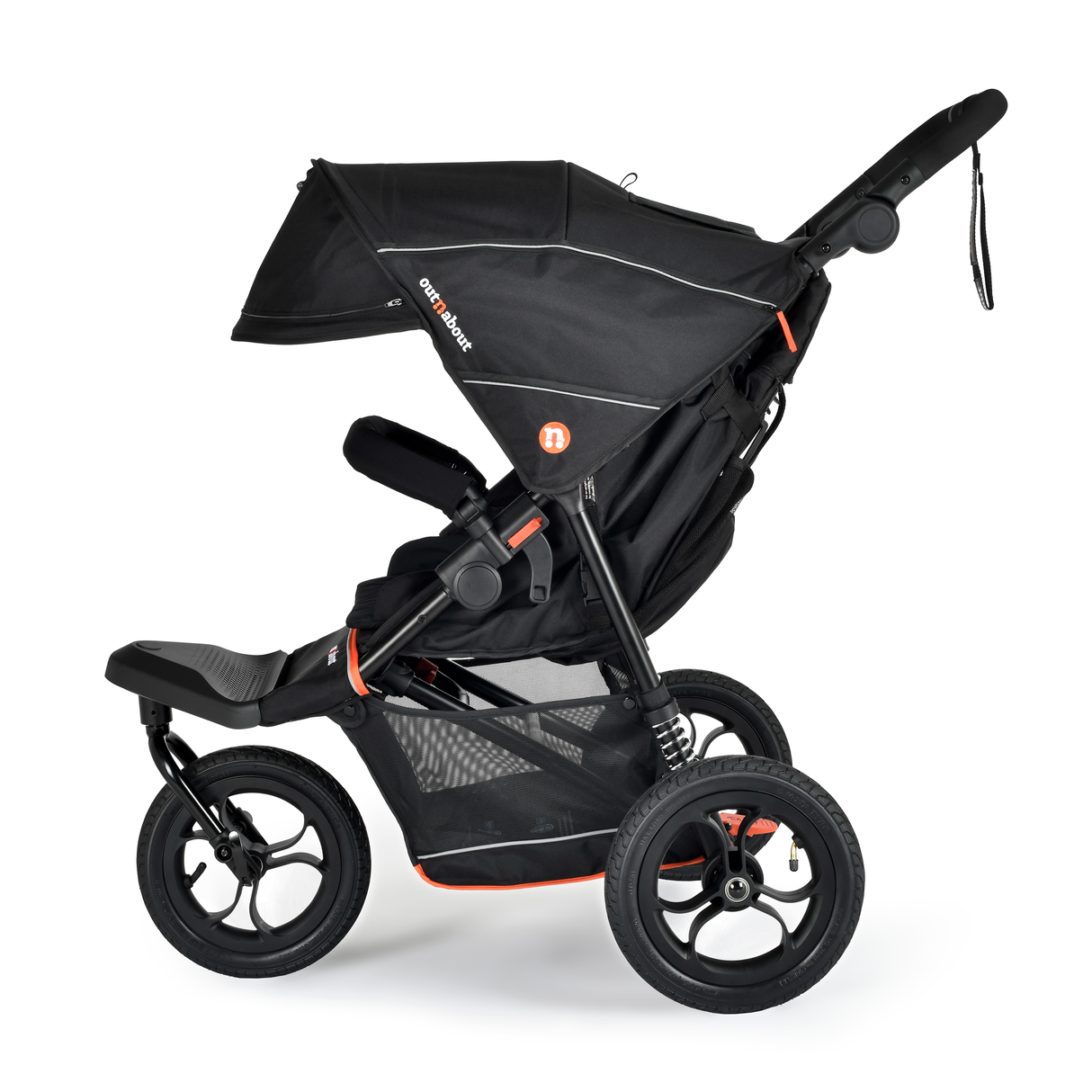 Out n About Nipper V6 Single Pushchair - Summit Black