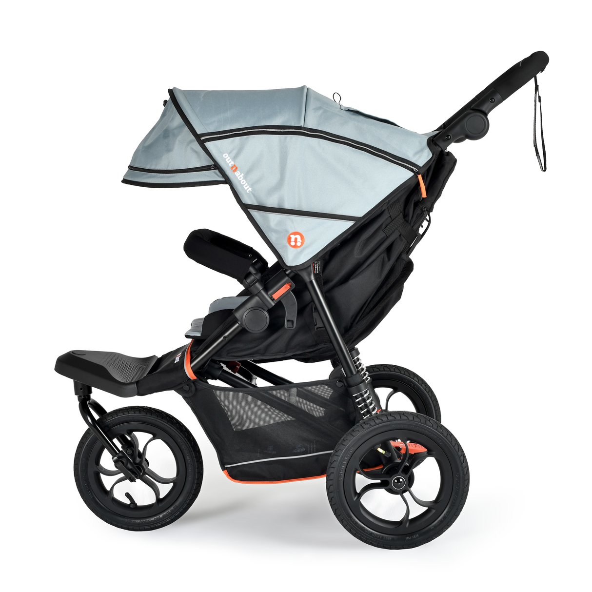 Out n About Nipper V6 Single Pushchair - Rocksalt Grey