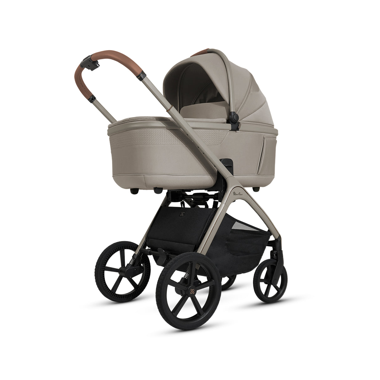 Silver Cross Cove Travel System with Maxi-Cosi Pebble 360 Pro2 & FamilyFix 360 Pro Base – Champagne