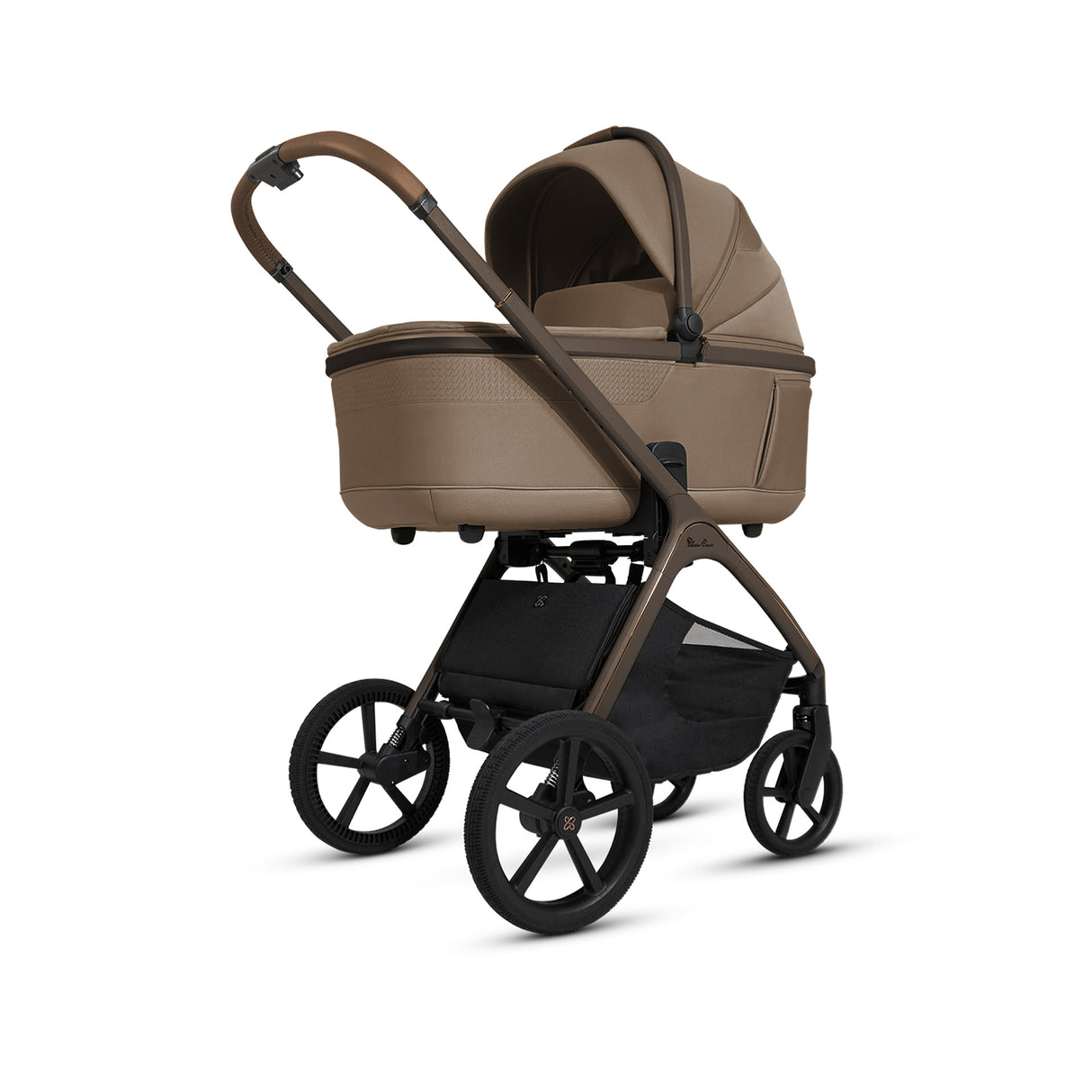 Silver Cross Cove Travel System with Maxi-Cosi Pebble 360 Pro2 & FamilyFix 360 Pro Base – Maple