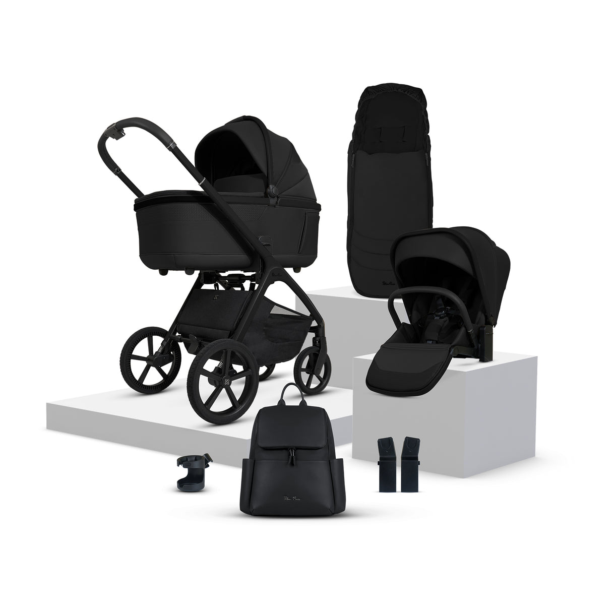 Silver Cross Cove Pushchair Bundle with Accessories - Onyx
