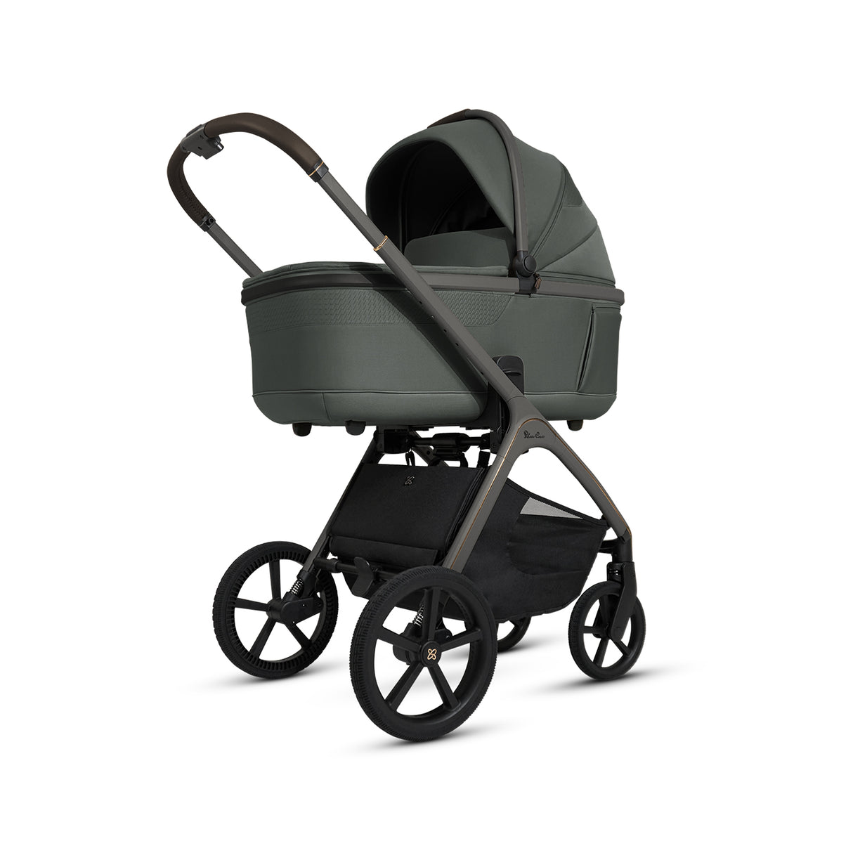 Silver Cross Cove Travel System with Maxi-Cosi Pebble 360 Pro2 & FamilyFix 360 Pro Base – Pewter