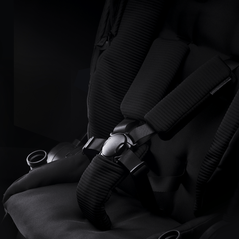 BabaBing 18 Piece Raffi Travel, Home & Feeding Bundle with Spin Car Seat & ISOFIX Base - Satin Black