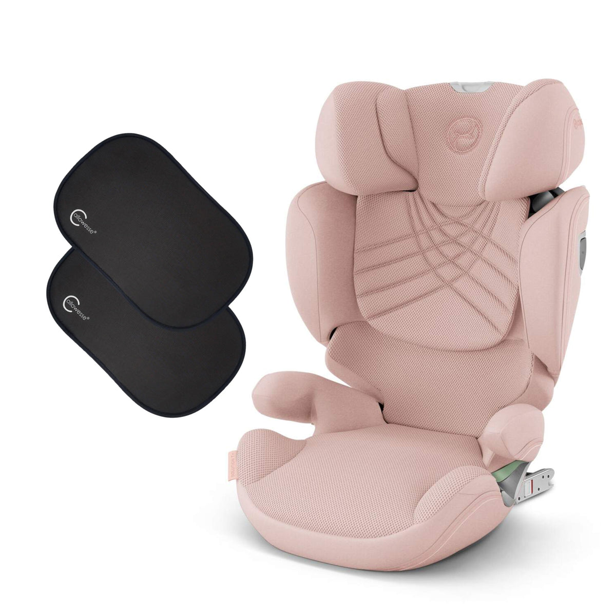 Cybex Solution T i-Fix Plus High Back Booster Seat in Peach Pink