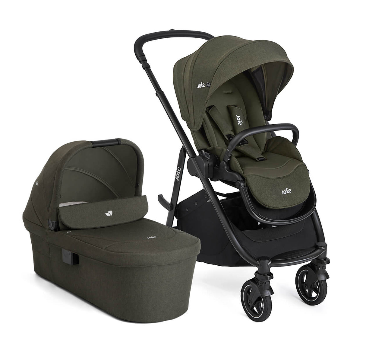 Joie Versatrax Pushchair with Ramble XL Carrycot - Fern