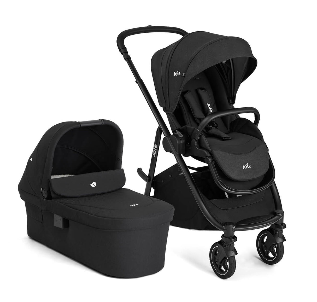 Joie Versatrax Pushchair with Ramble XL Carrycot - Raven
